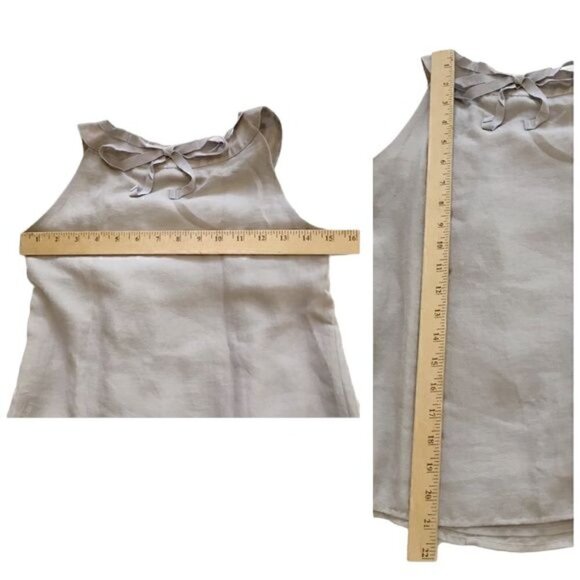 Loft taupe blouse w/ stones, Size XXSP - Picture 8 of 8